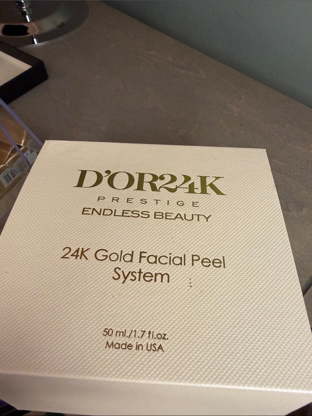 D'OR24K 24K Gold Facial Peel System — Cream & Gold